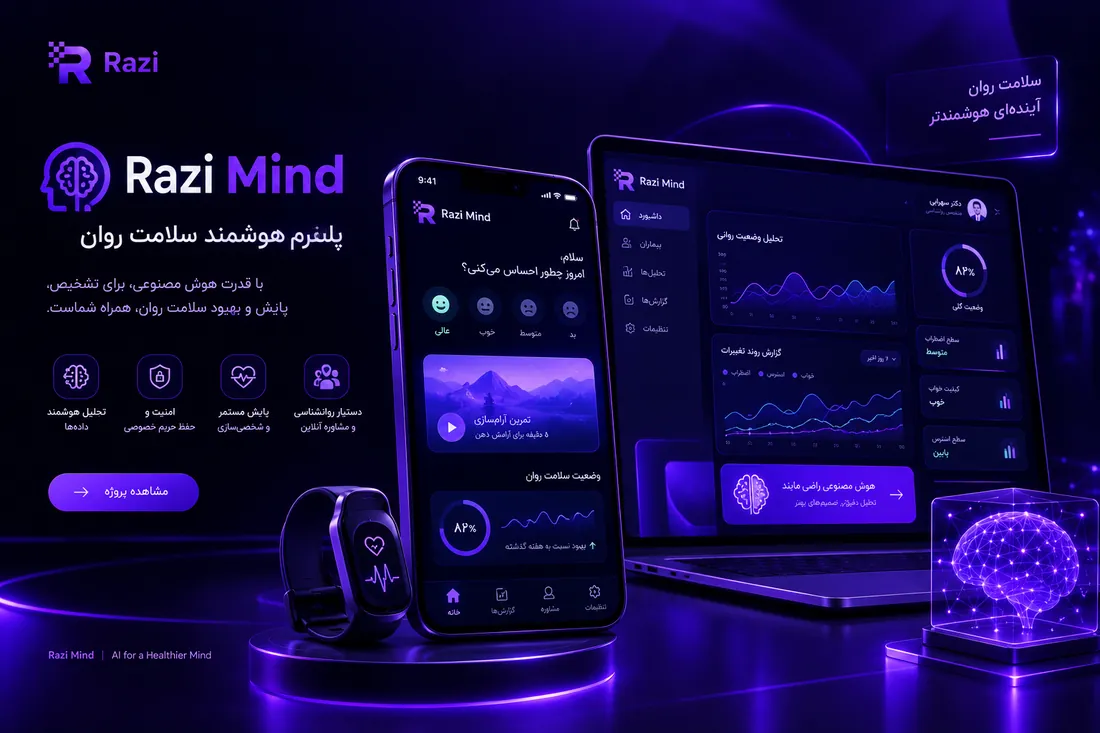 رازی مایند؛ دستیار هوشمند و نرم‌افزارهای رازی